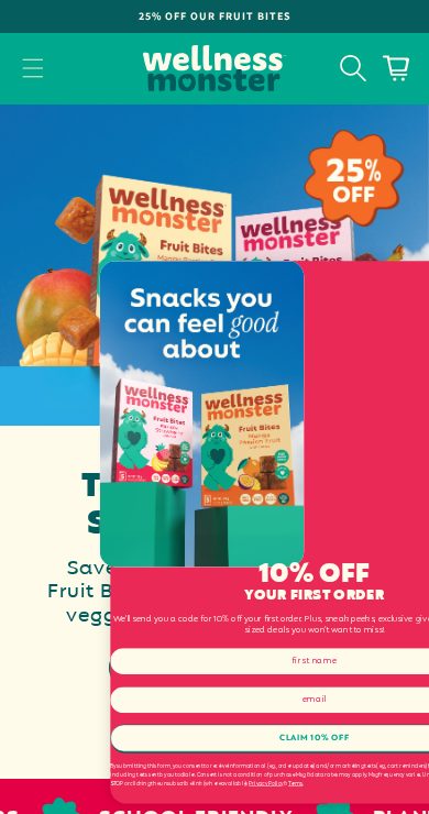 Wellness Monster Shopify storefront