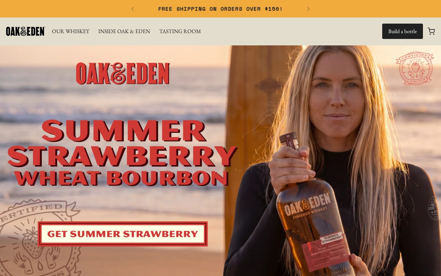 Oak & Eden Shopify storefront